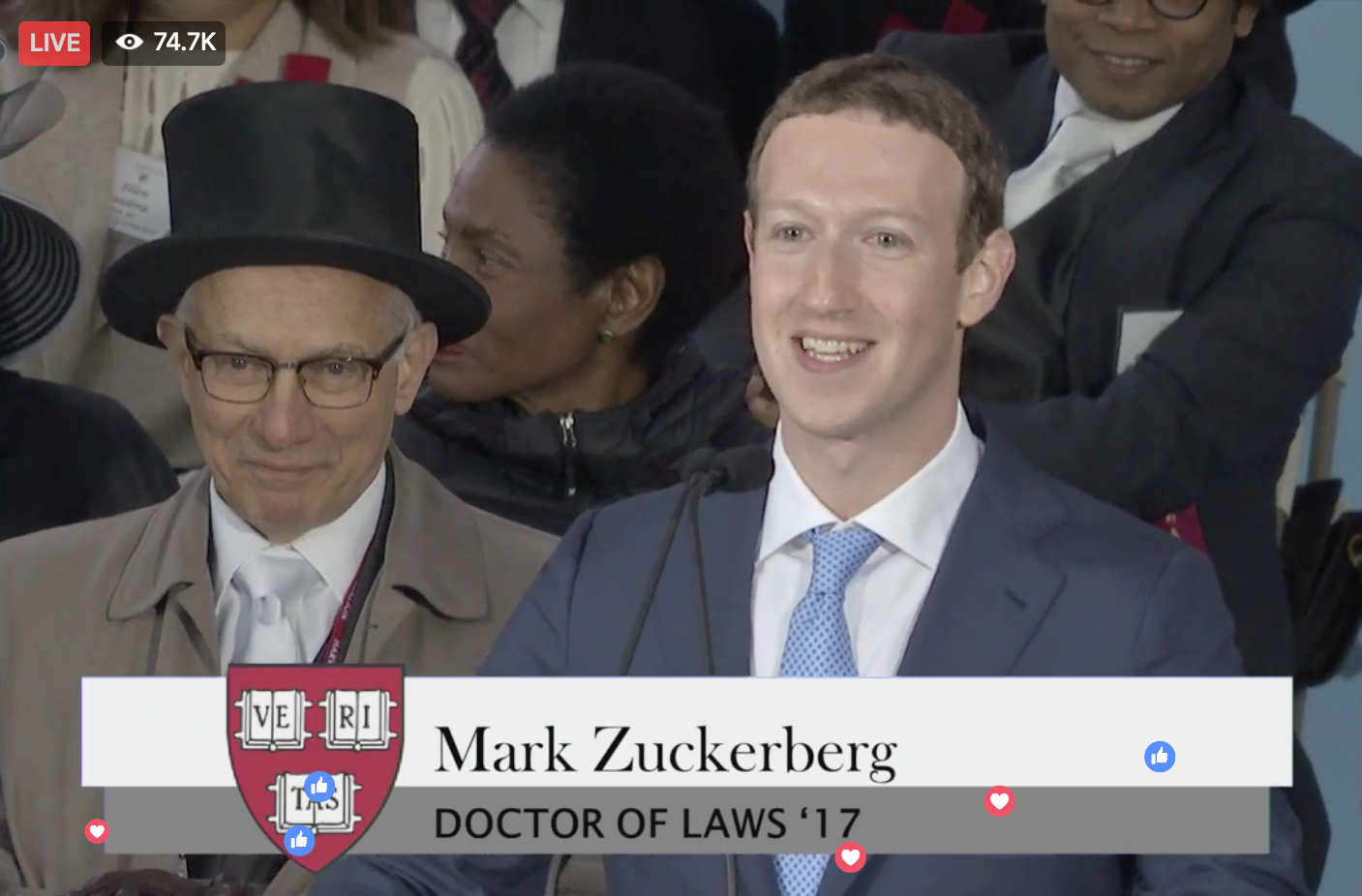 Discursul lui Mark Zuckerberg, fondator Facebook