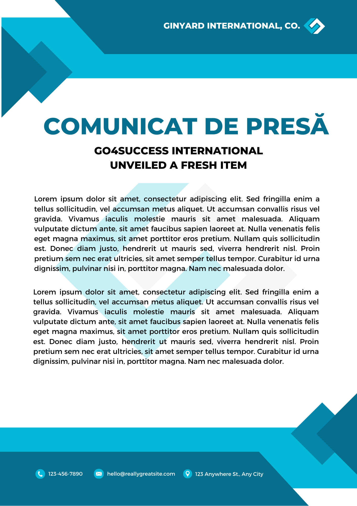 Comunicatul de presa – Un puternic instrument de marketing