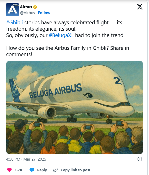AirBus Ghibli Style