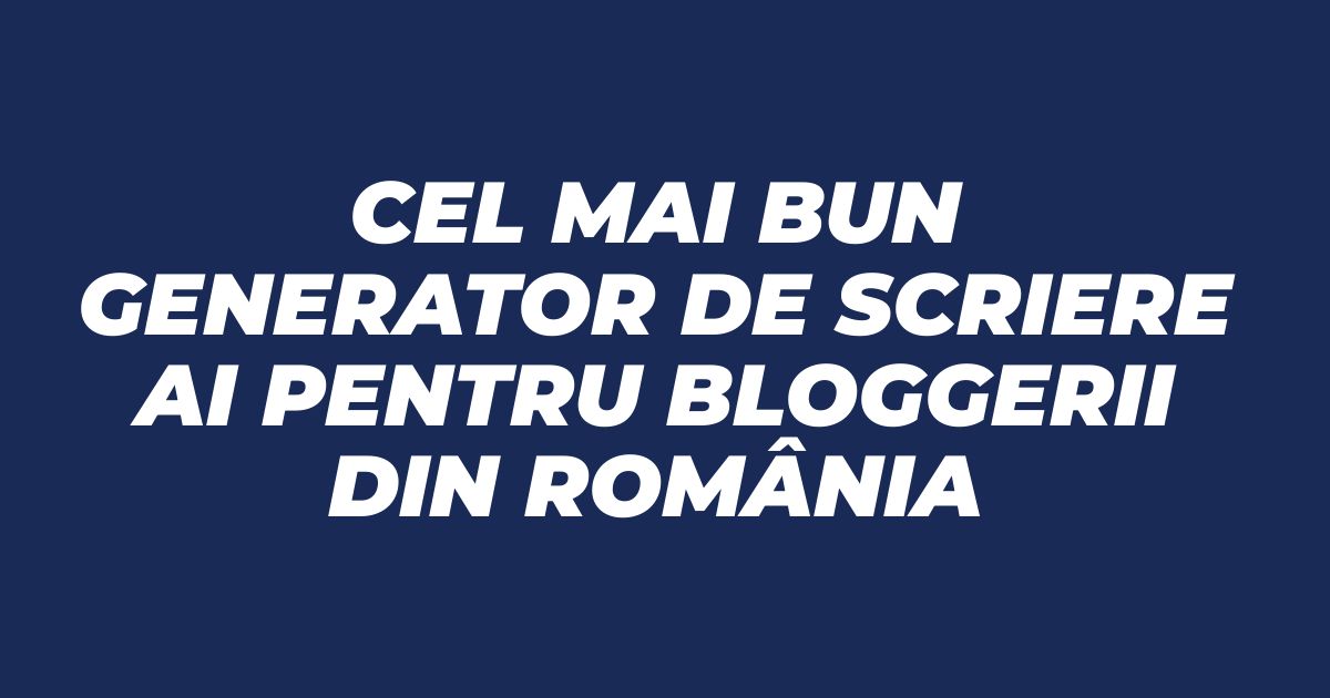 cel mai bun generator de scriere AI