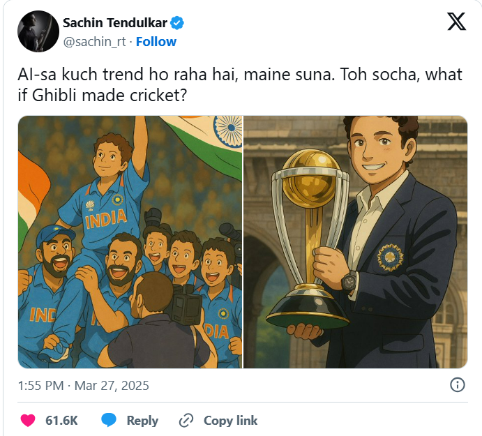 Sachin Tendulkar Ghibli Style GPT-4o