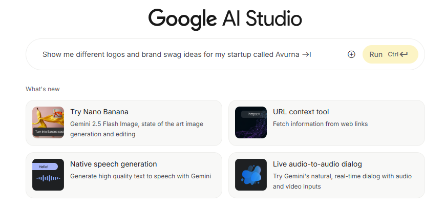 Google AI Studio Nano Banana